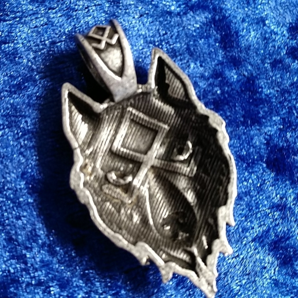 Versatile Nordic Viking Stainless Wolf Head Necklace Statement piece - Picture 12 of 14